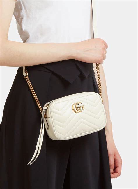 gucci marmont bag mini white|Gucci Marmont small price.